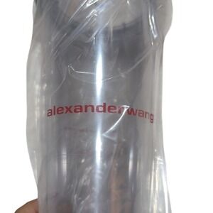 Alexander Wang Tumbler Cup With Straw Clear Acrylic "Bring Your Own Boba"
